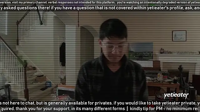 Snapshot of yetieater chatting on 01/21/25, 05:51 yetieater online show from 01/21/25, 05:51