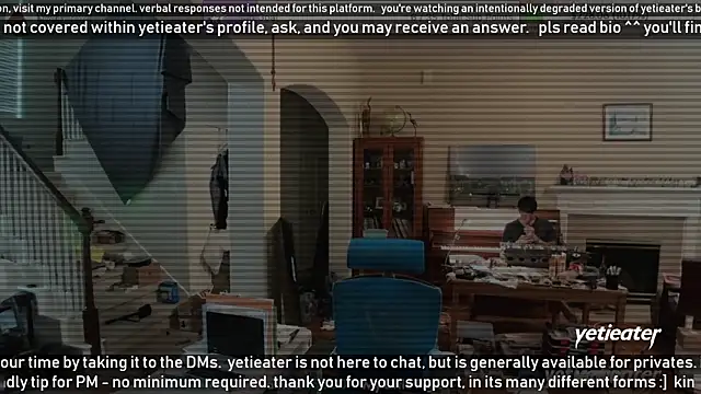 Snapshot of yetieater chatting on 02/10/25, 10:30 yetieater online show from 02/10/25, 10:30