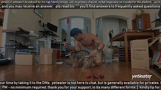 Snapshot of yetieater chatting on 03/16/25, 05:07 yetieater online show from 03/16/25, 05:07