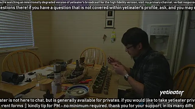 Snapshot of yetieater chatting on 01/11/25, 10:29 yetieater online show from 01/11/25, 10:29