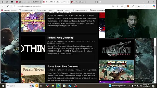 mikigamesH2 online show from 03/15/25, 02:46
