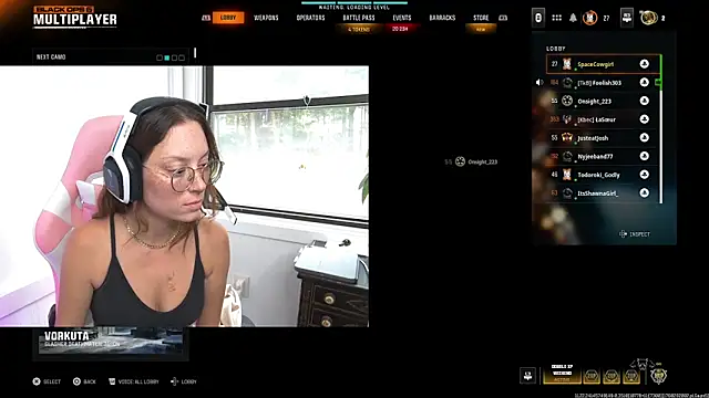 SpaceCowWhore online show from 10/13/25, 05:36