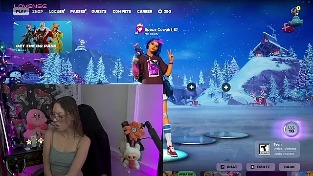 SpaceCowWhore online show from 01/06/26, 04:55