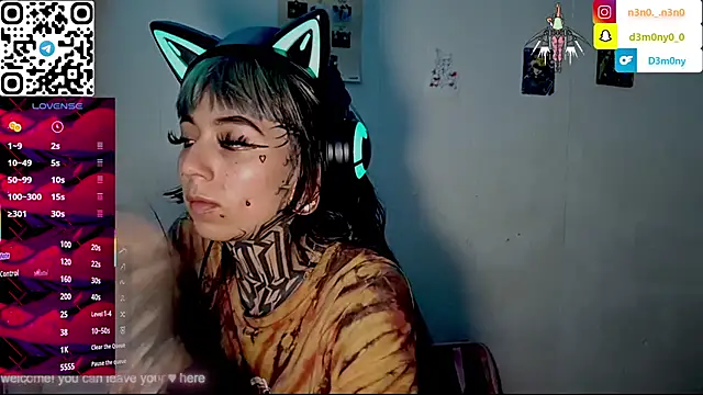 d3m0ny0 0 online show from 03/24/26, 07:08