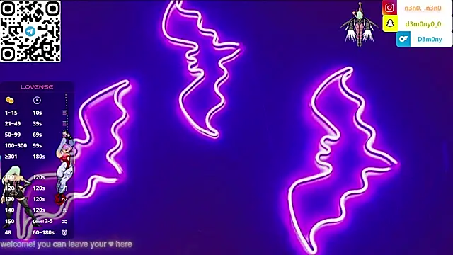 d3m0ny0 0 online show from 04/15/26, 07:51