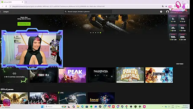 Luna blackk online show from 04/12/26, 02:15