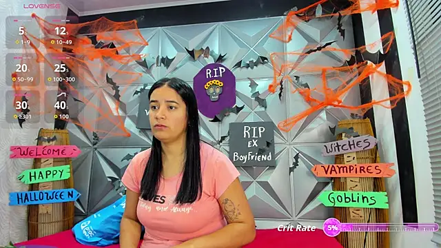 Snapshot of GreciaFox1 chatting on 10/18/25, 11:12 GreciaFox1 online show from 10/18/25, 11:12