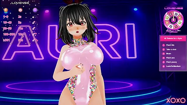 Auri Hikaru online show from 11/04/25, 01:15