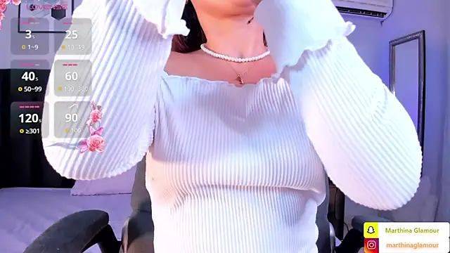 Snapshot of Marthina chatting on 01/06/26, 07:07 Marthina online show from 01/06/26, 07:07