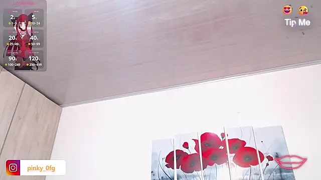 Snapshot of pinky_f00x chatting on 11/05/25, 08:23 pinky f00x online show from 11/05/25, 08:23