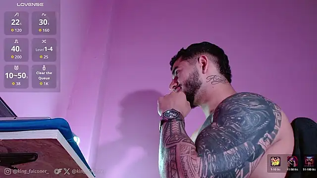 king falconer online show from 03/08/26, 02:04