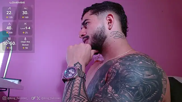 king falconer online show from 04/12/26, 01:20