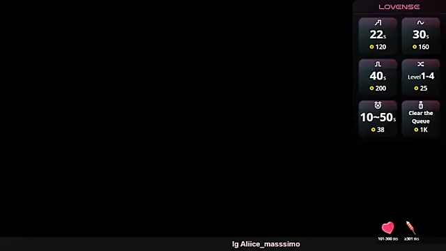 Aliice1  online show from 11/29/25, 10:10