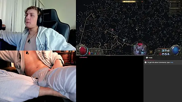 Snapshot of SkrogDog chatting on 12/23/25, 02:22 SkrogDog online show from 12/23/25, 02:22