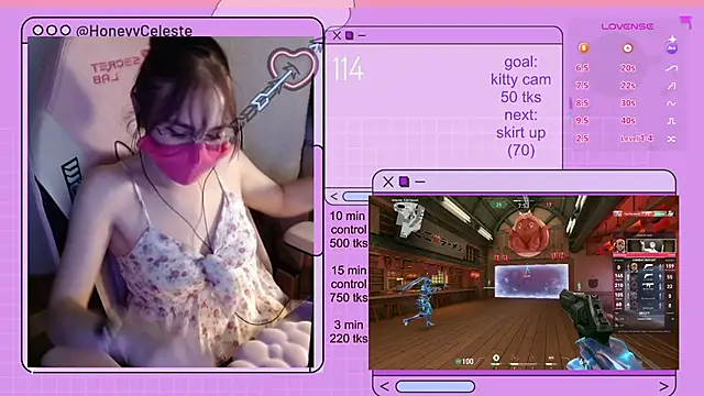 Snapshot of HoneyyCeleste chatting on 05/27/26, 06:26 HoneyyCeleste online show from 05/27/26, 06:26