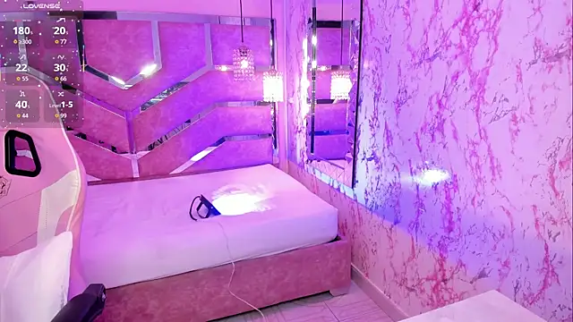 Snapshot of AriaNova_ chatting on 11/22/25, 01:10 AriaNova online show from 11/22/25, 01:10