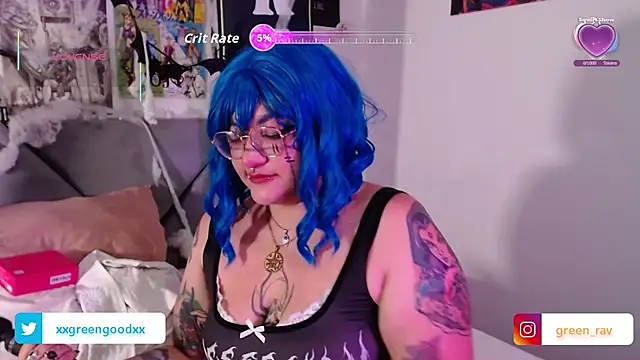 Snapshot of XxGreenGoodxX chatting on 10/26/25, 09:59 XxGreenGoodxX online show from 10/26/25, 09:59