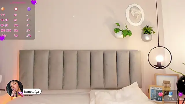 Tina curly online show from 04/18/26, 07:11