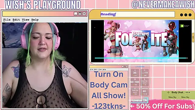 Snapshot of nevermakeawish chatting on 02/21/26, 05:48 nevermakeawish online show from 02/21/26, 05:48