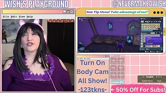 nevermakeawish online show from 03/10/26, 10:30