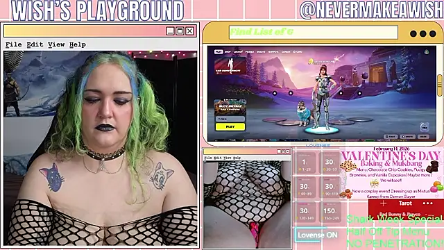 Snapshot of nevermakeawish chatting on 02/11/26, 04:40 nevermakeawish online show from 02/11/26, 04:40