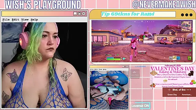 Snapshot of nevermakeawish chatting on 02/08/26, 04:05 nevermakeawish online show from 02/08/26, 04:05