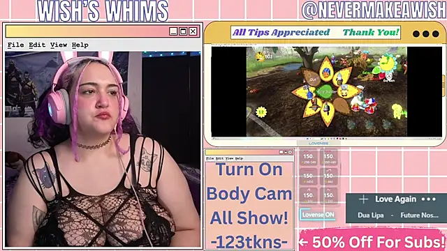 nevermakeawish online show from 05/24/26, 09:53