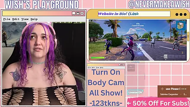 nevermakeawish online show from 04/12/26, 10:07