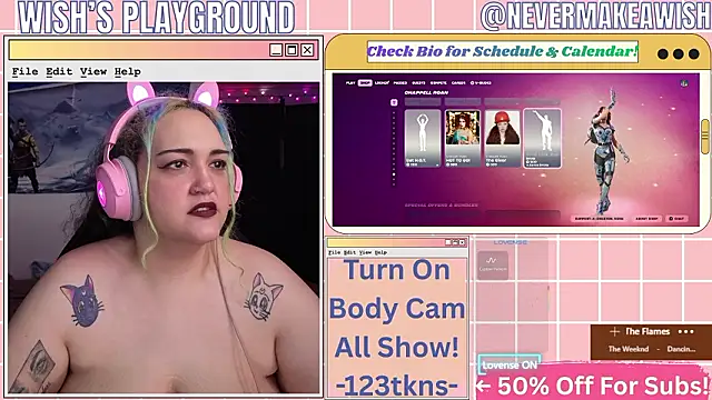 nevermakeawish online show from 03/04/26, 04:26