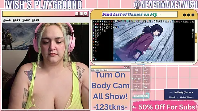 nevermakeawish online show from 03/19/26, 09:09