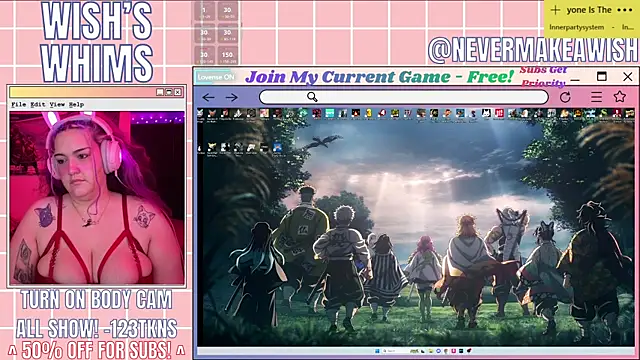 nevermakeawish online show from 05/15/26, 05:05