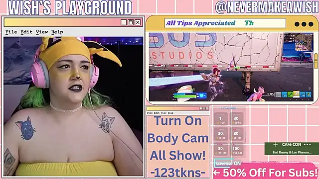 Snapshot of nevermakeawish chatting on 02/17/26, 03:42 nevermakeawish online show from 02/17/26, 03:42