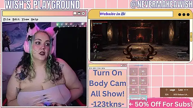 Snapshot of nevermakeawish chatting on 02/25/26, 04:34 nevermakeawish online show from 02/25/26, 04:34