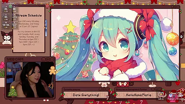 Snapshot of HanaMaria chatting on 12/22/25, 02:22 HanaMaria online show from 12/22/25, 02:22