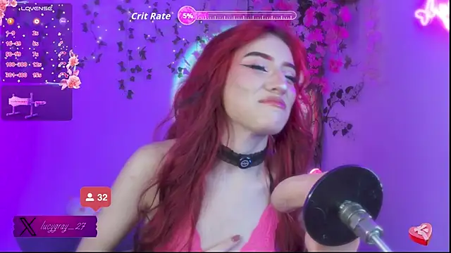Snapshot of LucyGray chatting on 07/17/26, 06:21 LucyGray online show from 07/17/26, 06:21
