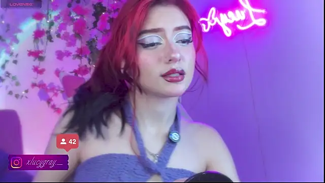 Snapshot of LucyGray chatting on 07/13/26, 01:38 LucyGray online show from 07/13/26, 01:38
