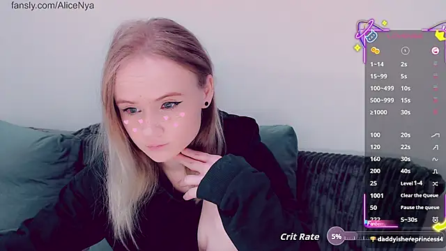 AliceNya cute online show from 11/28/25, 05:18