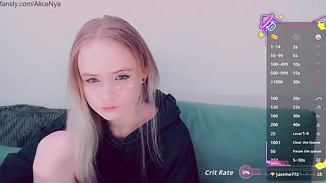 AliceNya cute online show from 11/01/25, 05:47