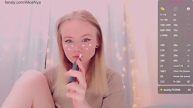 AliceNya cute online show from 01/17/26, 05:00