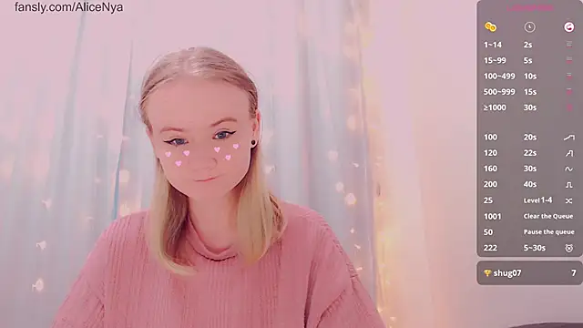 AliceNya cute online show from 01/11/26, 07:26
