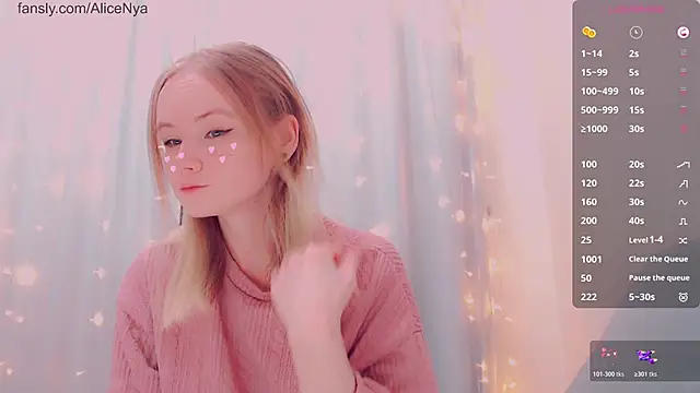 AliceNya cute online show from 01/13/26, 06:28