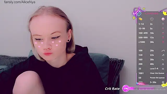 AliceNya cute online show from 11/14/25, 05:44