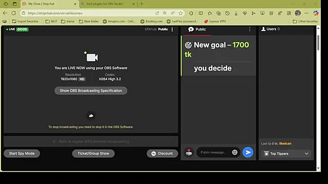 versatilevortex online show from 10/22/25, 01:49