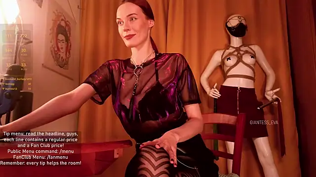 Giantess Eva online show from 10/03/25, 07:15