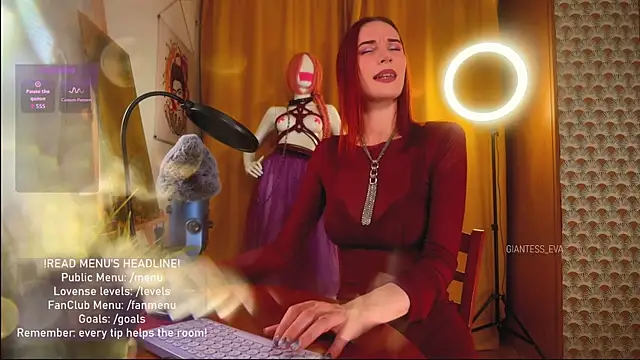 Giantess Eva online show from 07/30/26, 08:08