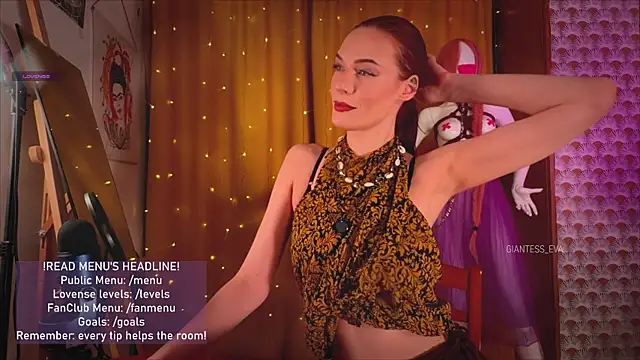 Giantess Eva online show from 04/13/26, 04:11