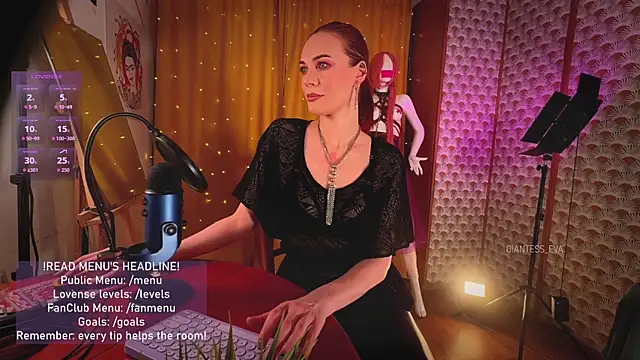 Giantess Eva online show from 04/19/26, 04:52