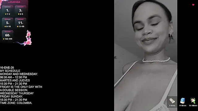 Keyli sweet online show from 01/10/26, 09:32