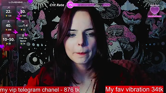 Snapshot of ArianaLight chatting on 10/10/25, 11:55 ArianaLight online show from 10/10/25, 11:55