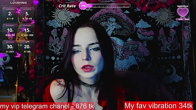 Snapshot of ArianaLight chatting on 10/14/25, 02:28 ArianaLight online show from 10/14/25, 02:28
